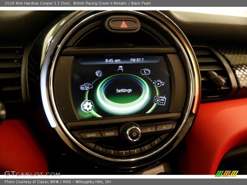 British Racing Green II Metallic / Black Pearl 2016 Mini Hardtop Cooper S 2 Door