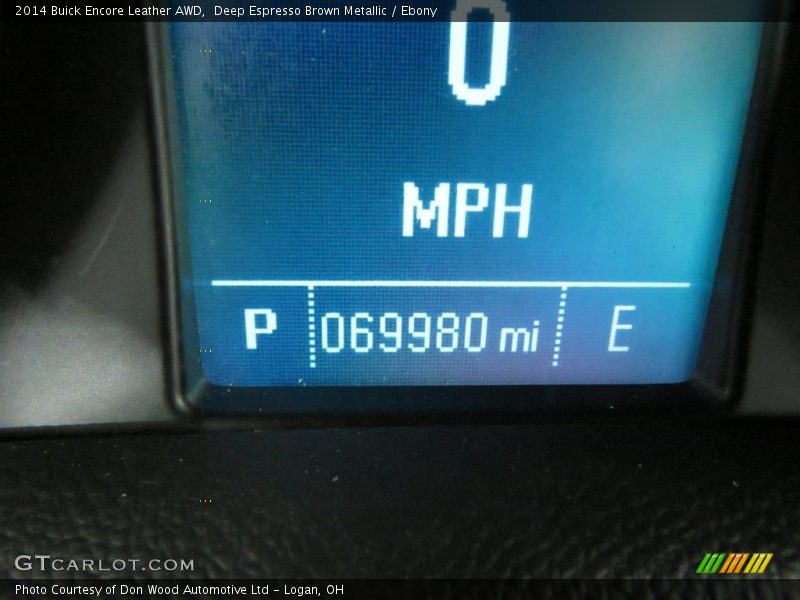 Deep Espresso Brown Metallic / Ebony 2014 Buick Encore Leather AWD