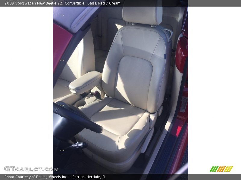 Salsa Red / Cream 2009 Volkswagen New Beetle 2.5 Convertible