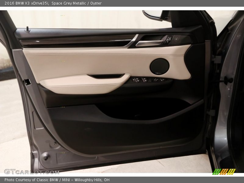 Space Grey Metallic / Oyster 2016 BMW X3 xDrive35i