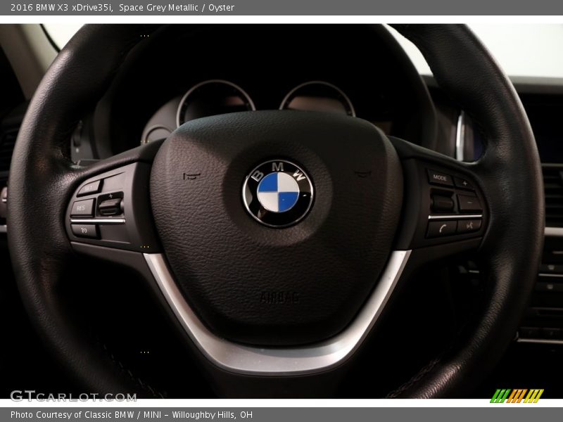 Space Grey Metallic / Oyster 2016 BMW X3 xDrive35i