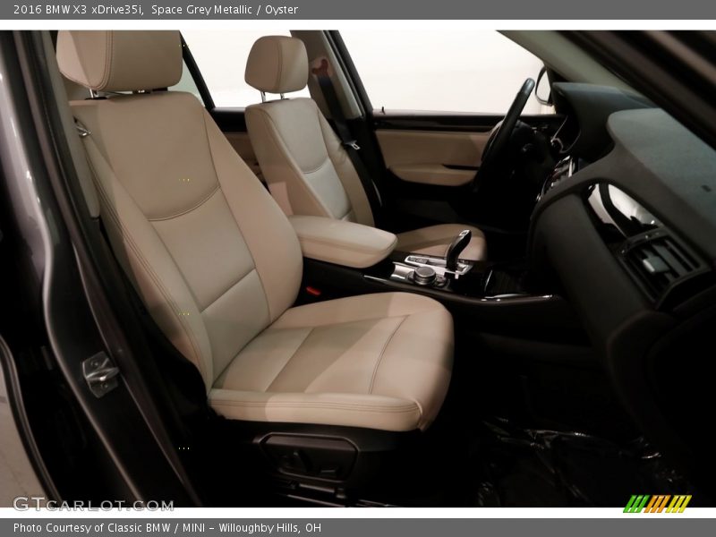 Space Grey Metallic / Oyster 2016 BMW X3 xDrive35i