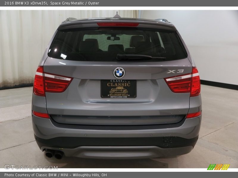 Space Grey Metallic / Oyster 2016 BMW X3 xDrive35i