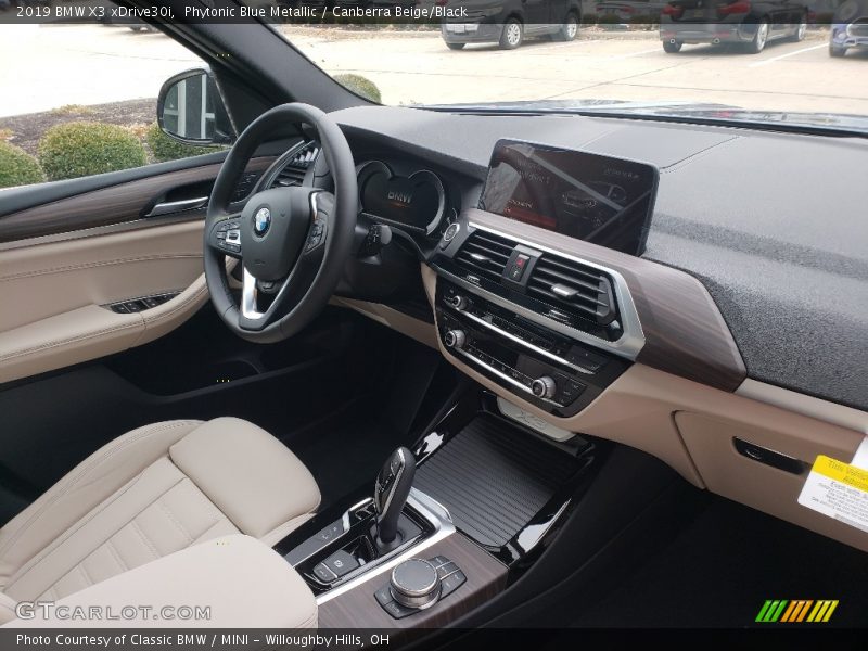 Phytonic Blue Metallic / Canberra Beige/Black 2019 BMW X3 xDrive30i
