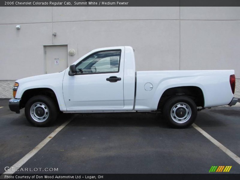 Summit White / Medium Pewter 2006 Chevrolet Colorado Regular Cab