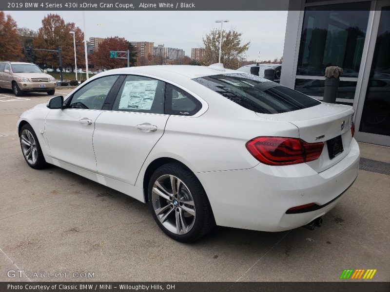 Alpine White / Black 2019 BMW 4 Series 430i xDrive Gran Coupe