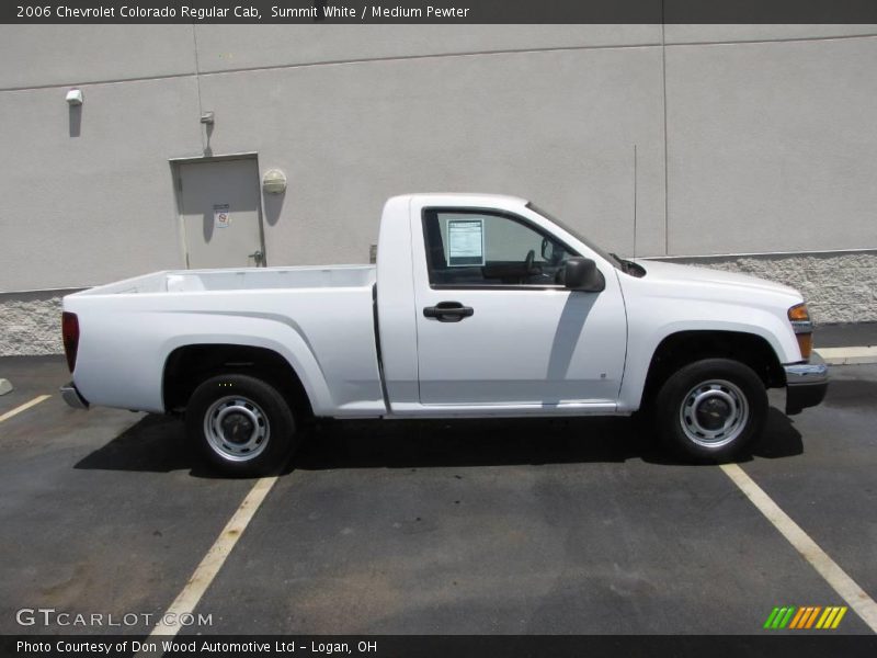 Summit White / Medium Pewter 2006 Chevrolet Colorado Regular Cab