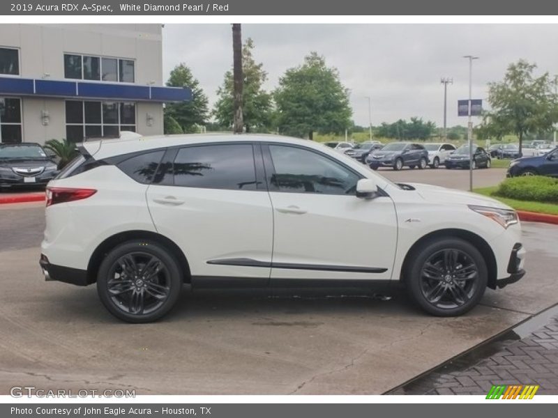 White Diamond Pearl / Red 2019 Acura RDX A-Spec