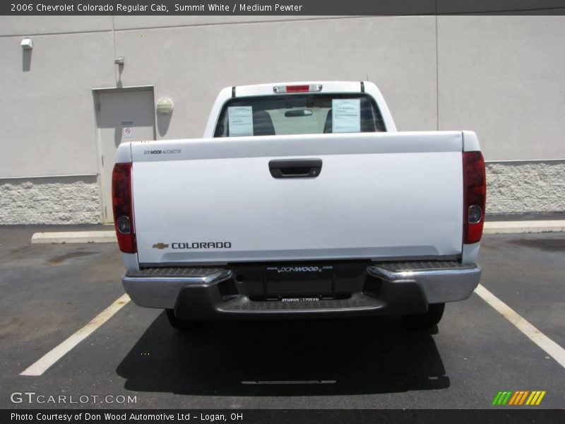 Summit White / Medium Pewter 2006 Chevrolet Colorado Regular Cab