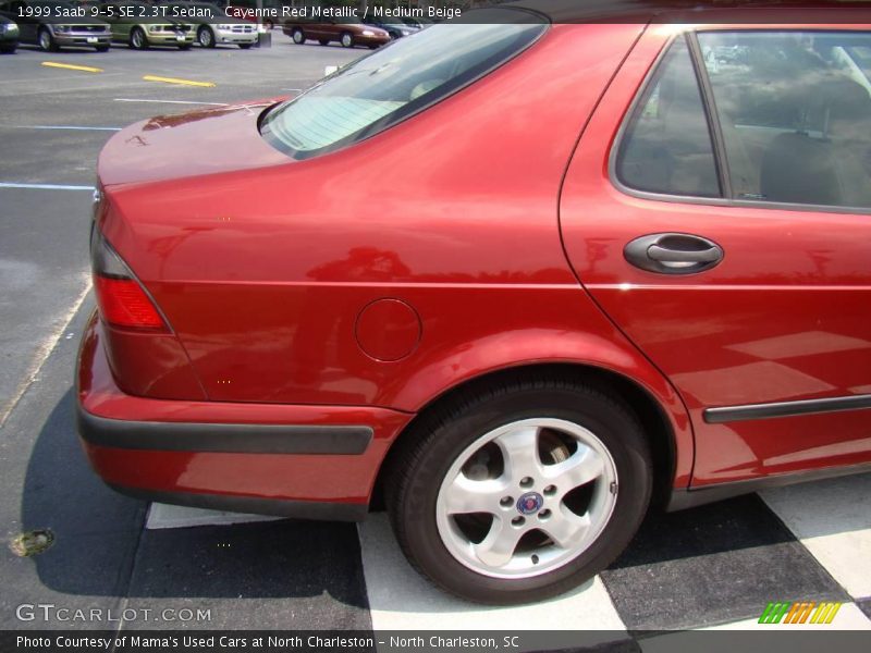Cayenne Red Metallic / Medium Beige 1999 Saab 9-5 SE 2.3T Sedan