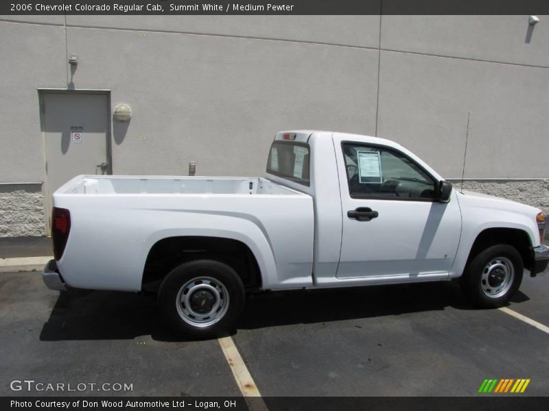 Summit White / Medium Pewter 2006 Chevrolet Colorado Regular Cab