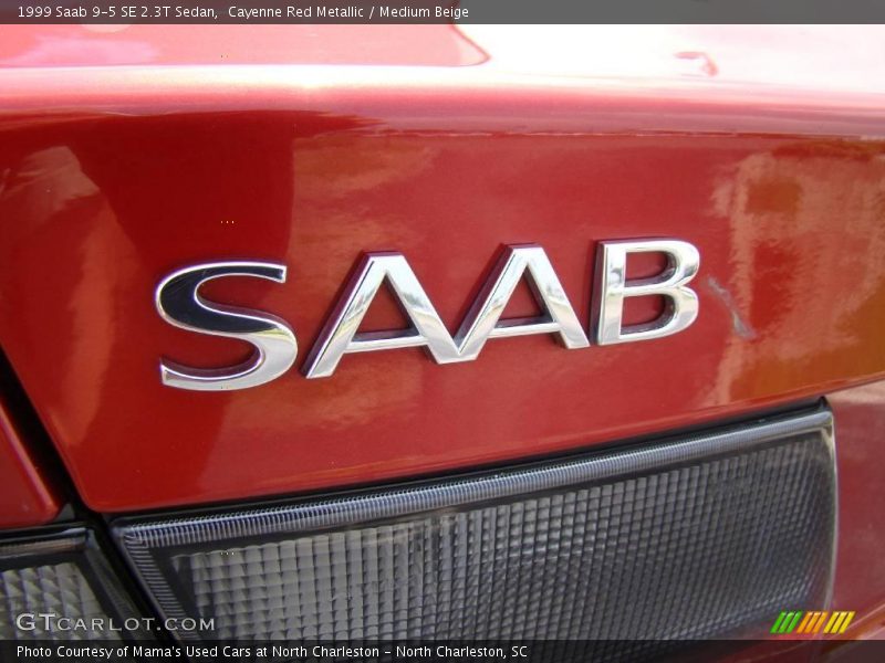 Cayenne Red Metallic / Medium Beige 1999 Saab 9-5 SE 2.3T Sedan