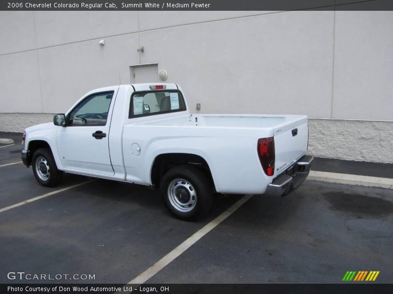 Summit White / Medium Pewter 2006 Chevrolet Colorado Regular Cab