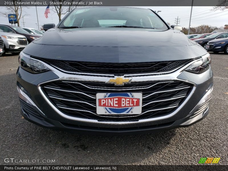 Shadow Gray Metallic / Jet Black 2019 Chevrolet Malibu LS