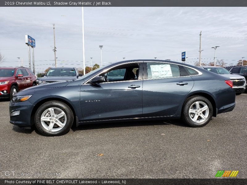 Shadow Gray Metallic / Jet Black 2019 Chevrolet Malibu LS