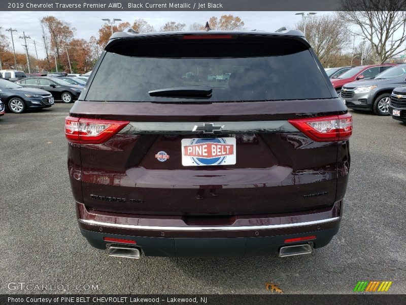 Black Current Metallic / Jet Black 2019 Chevrolet Traverse Premier AWD
