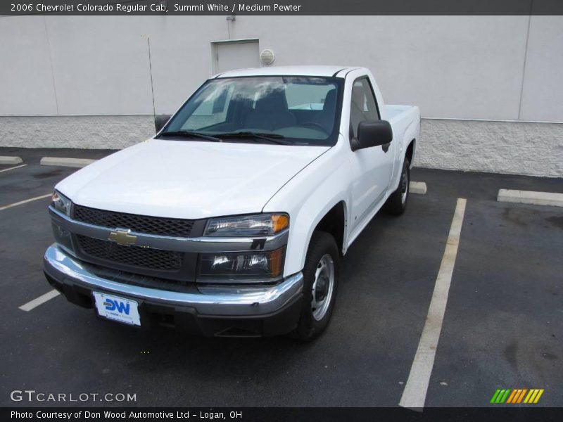 Summit White / Medium Pewter 2006 Chevrolet Colorado Regular Cab