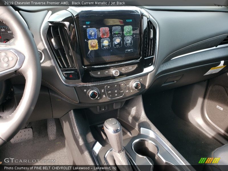 Black Current Metallic / Jet Black 2019 Chevrolet Traverse Premier AWD