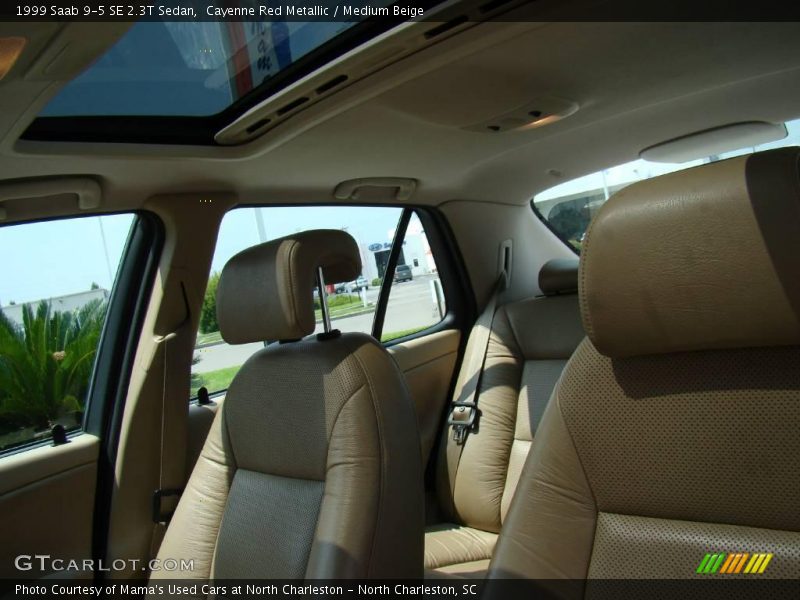 Cayenne Red Metallic / Medium Beige 1999 Saab 9-5 SE 2.3T Sedan