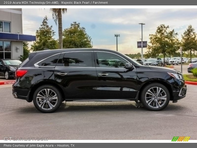 Majestic Black Pearl / Parchment 2019 Acura MDX Technology SH-AWD