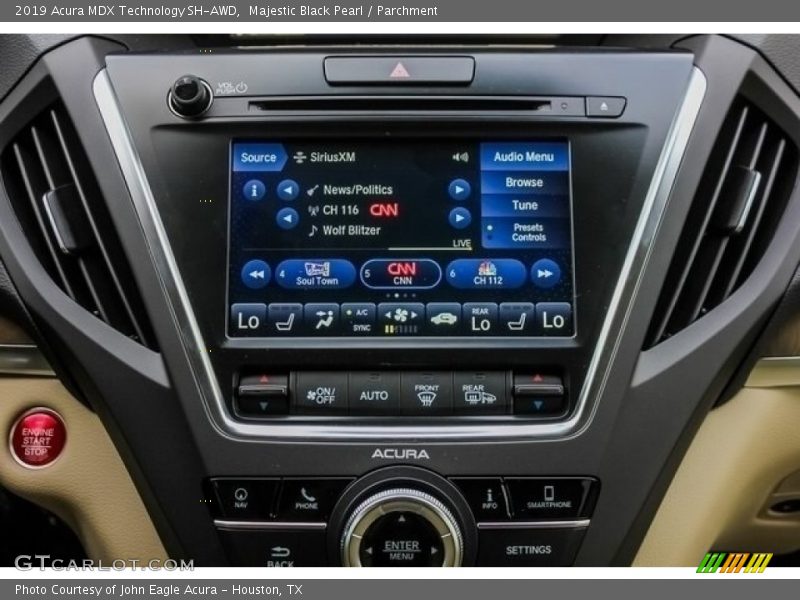 Controls of 2019 MDX Technology SH-AWD