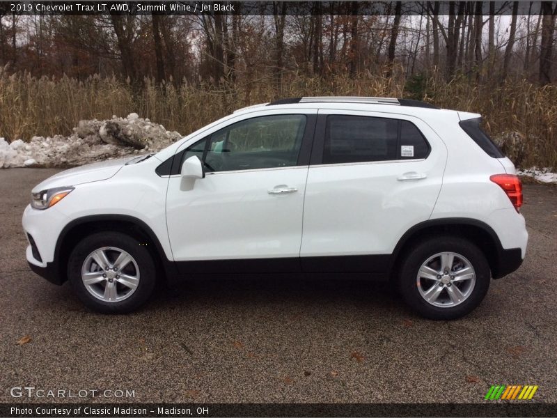 Summit White / Jet Black 2019 Chevrolet Trax LT AWD