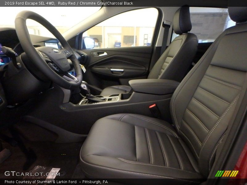 Ruby Red / Chromite Gray/Charcoal Black 2019 Ford Escape SEL 4WD