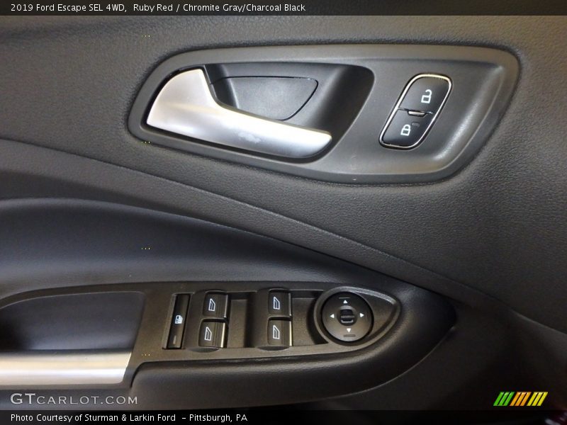 Ruby Red / Chromite Gray/Charcoal Black 2019 Ford Escape SEL 4WD