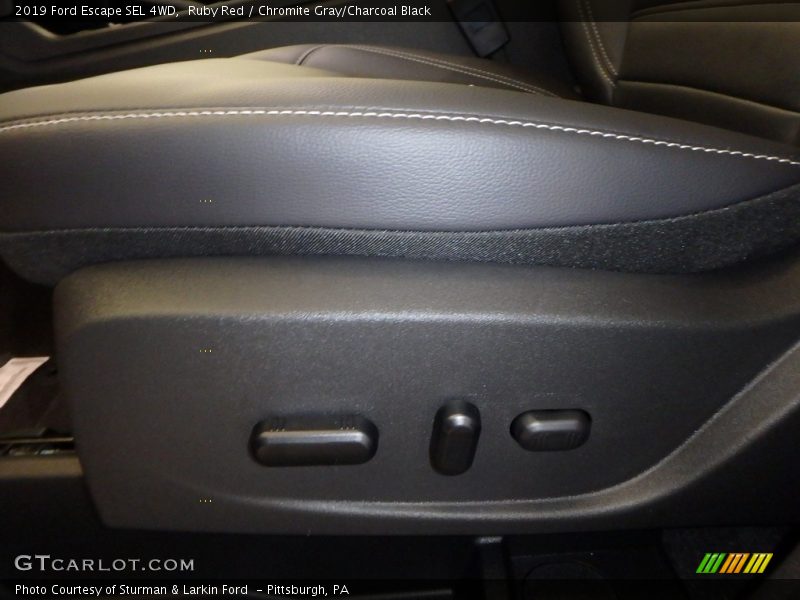 Ruby Red / Chromite Gray/Charcoal Black 2019 Ford Escape SEL 4WD
