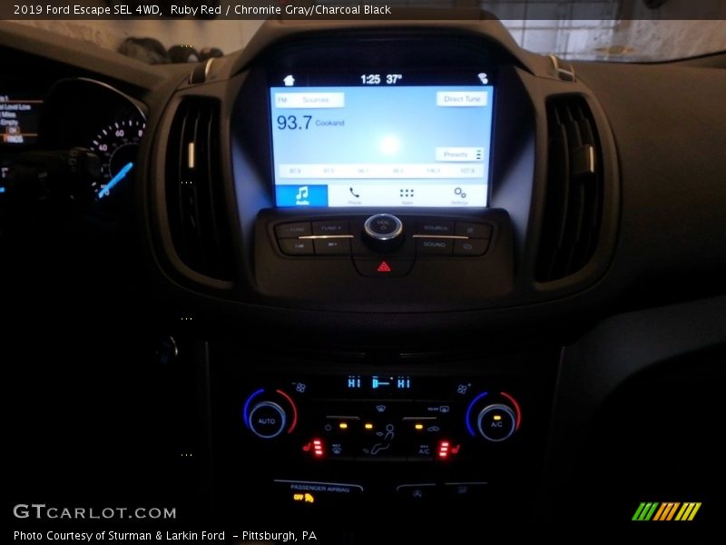 Ruby Red / Chromite Gray/Charcoal Black 2019 Ford Escape SEL 4WD