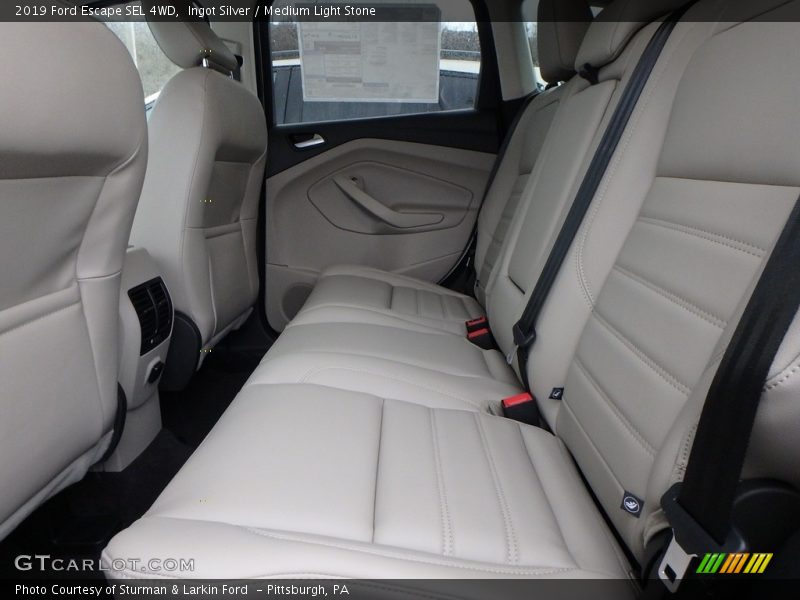 Ingot Silver / Medium Light Stone 2019 Ford Escape SEL 4WD