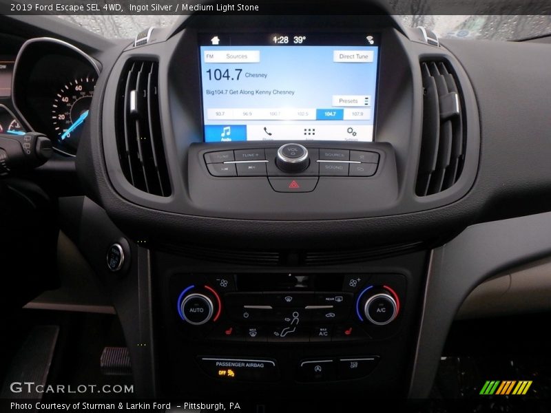 Controls of 2019 Escape SEL 4WD