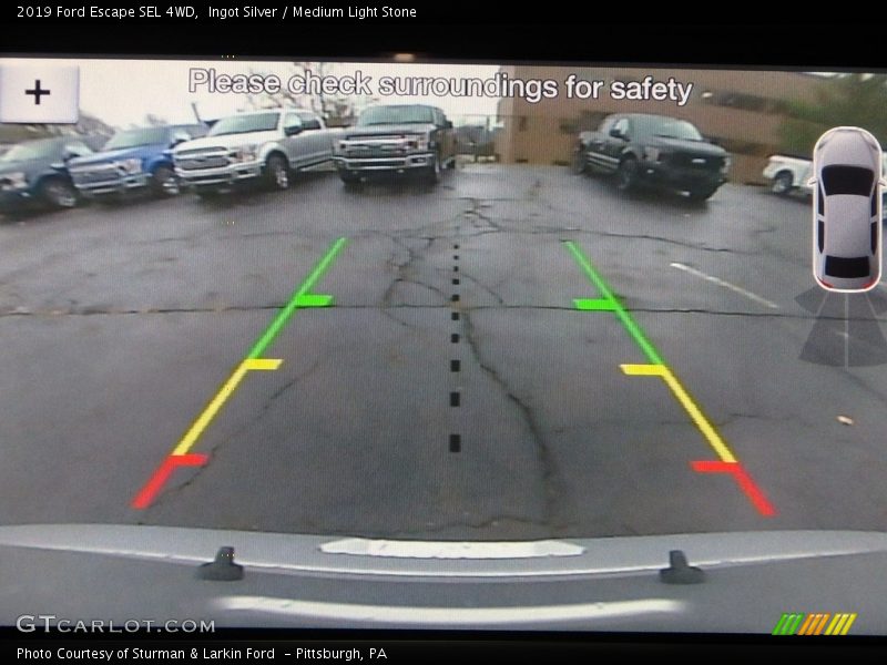 Ingot Silver / Medium Light Stone 2019 Ford Escape SEL 4WD