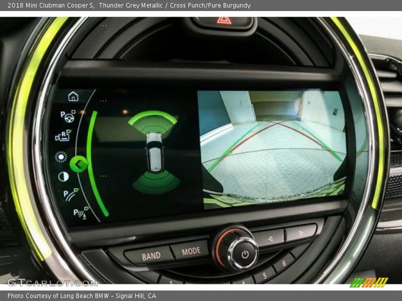 Thunder Grey Metallic / Cross Punch/Pure Burgundy 2018 Mini Clubman Cooper S