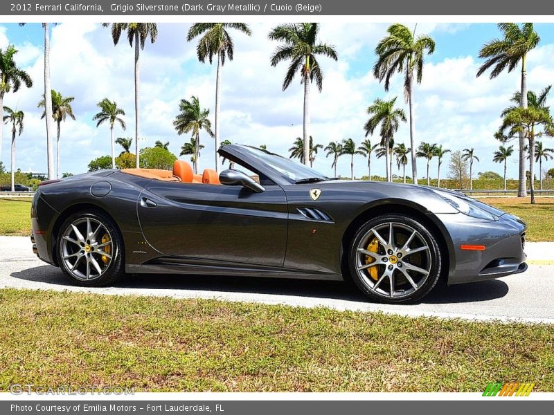 Grigio Silverstone (Dark Gray Metallic) / Cuoio (Beige) 2012 Ferrari California