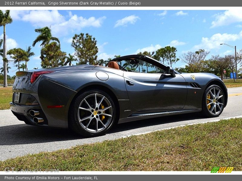Grigio Silverstone (Dark Gray Metallic) / Cuoio (Beige) 2012 Ferrari California