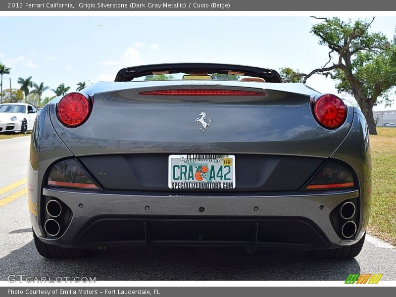 Grigio Silverstone (Dark Gray Metallic) / Cuoio (Beige) 2012 Ferrari California