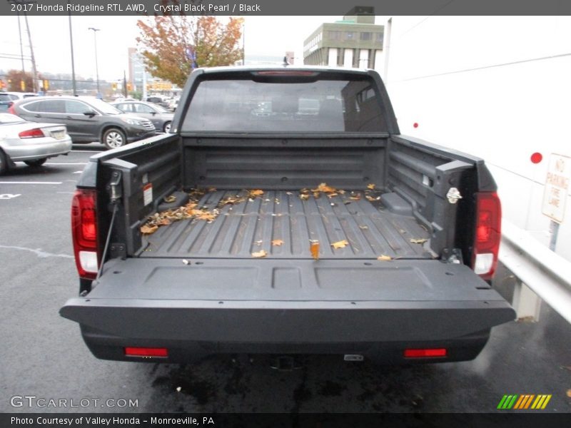 Crystal Black Pearl / Black 2017 Honda Ridgeline RTL AWD
