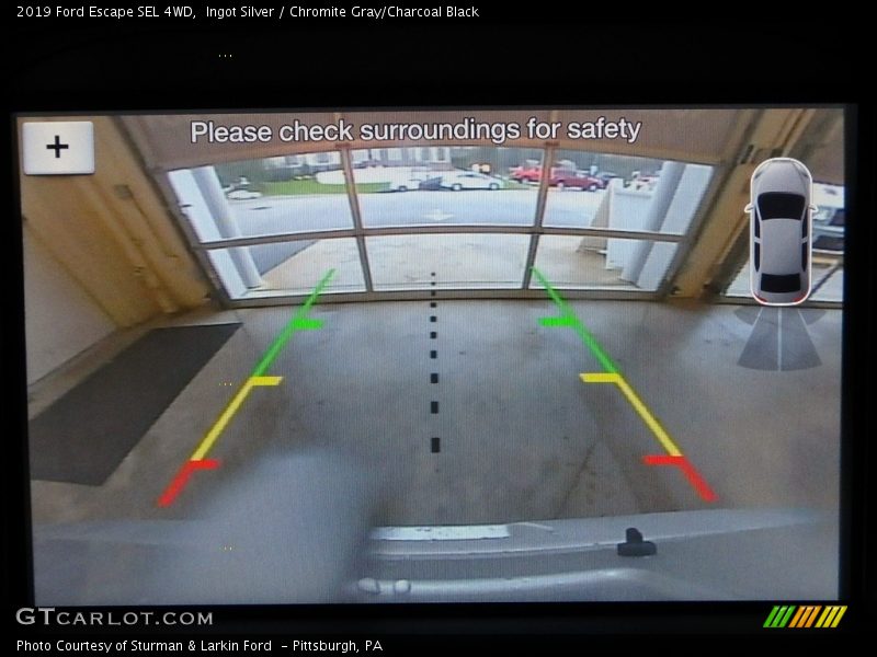 Ingot Silver / Chromite Gray/Charcoal Black 2019 Ford Escape SEL 4WD