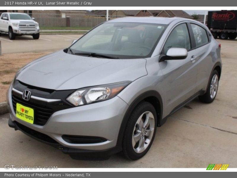 Lunar Silver Metallic / Gray 2017 Honda HR-V LX