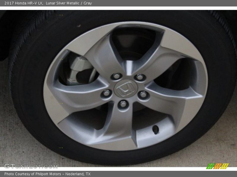 Lunar Silver Metallic / Gray 2017 Honda HR-V LX