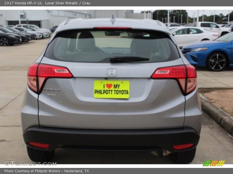 Lunar Silver Metallic / Gray 2017 Honda HR-V LX