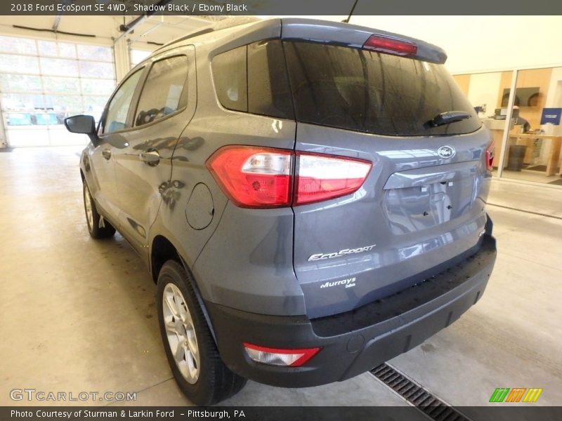 Shadow Black / Ebony Black 2018 Ford EcoSport SE 4WD
