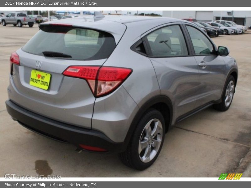Lunar Silver Metallic / Gray 2017 Honda HR-V LX