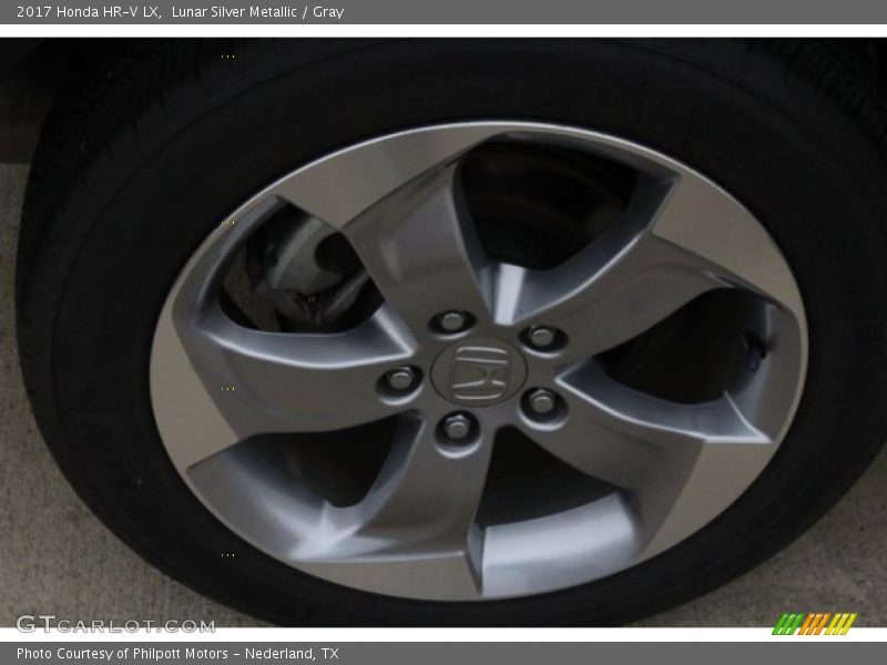 Lunar Silver Metallic / Gray 2017 Honda HR-V LX