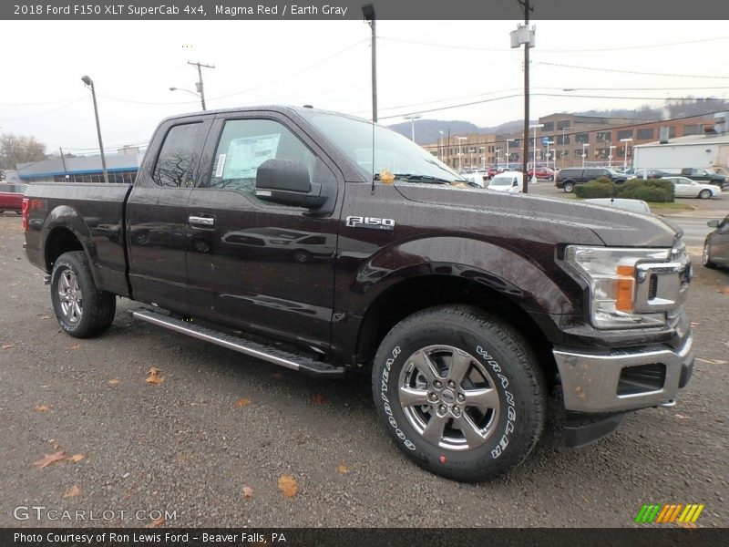  2018 F150 XLT SuperCab 4x4 Magma Red