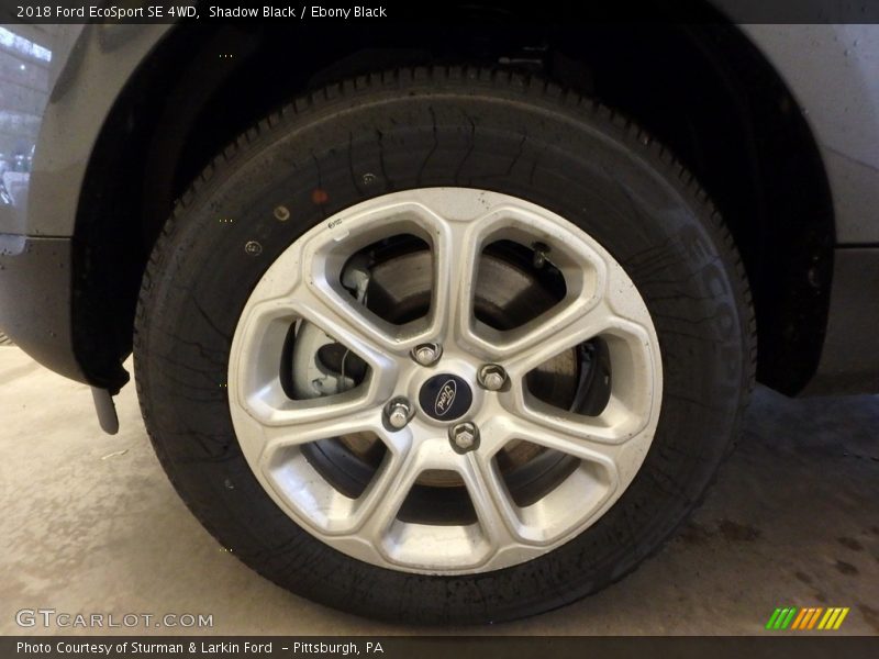 Shadow Black / Ebony Black 2018 Ford EcoSport SE 4WD