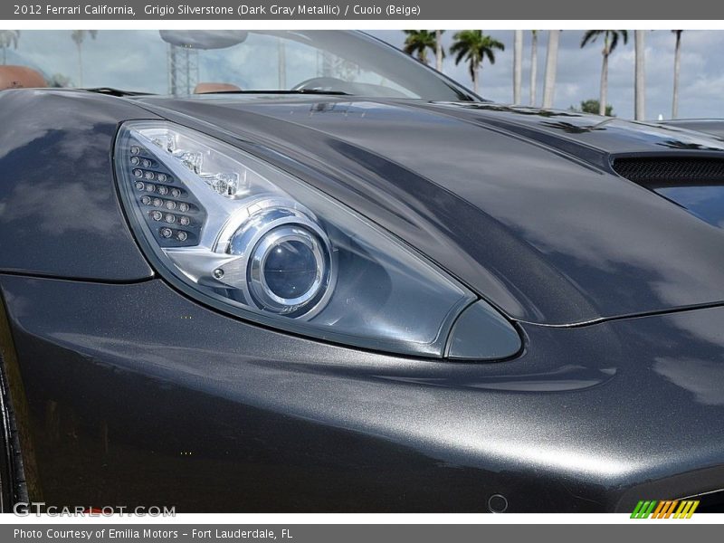 Grigio Silverstone (Dark Gray Metallic) / Cuoio (Beige) 2012 Ferrari California