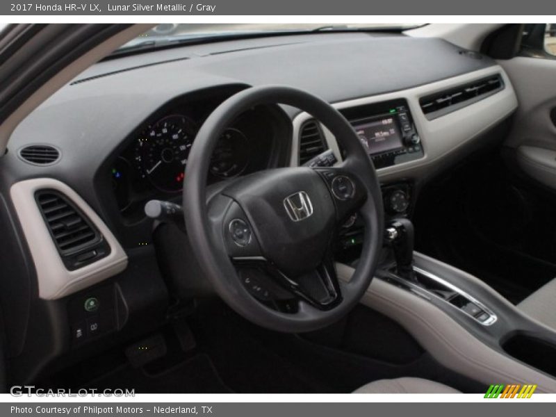 Lunar Silver Metallic / Gray 2017 Honda HR-V LX