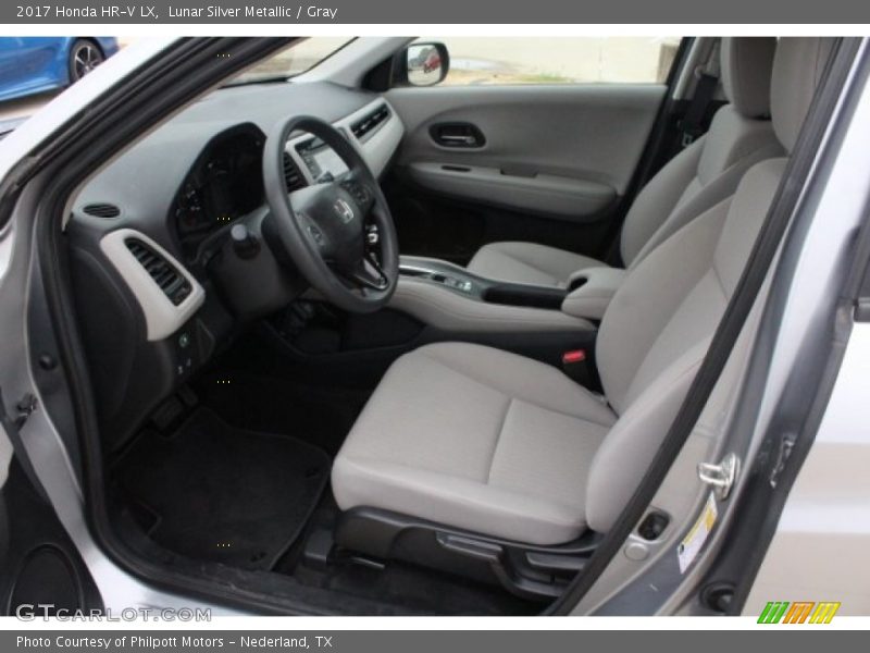 Lunar Silver Metallic / Gray 2017 Honda HR-V LX